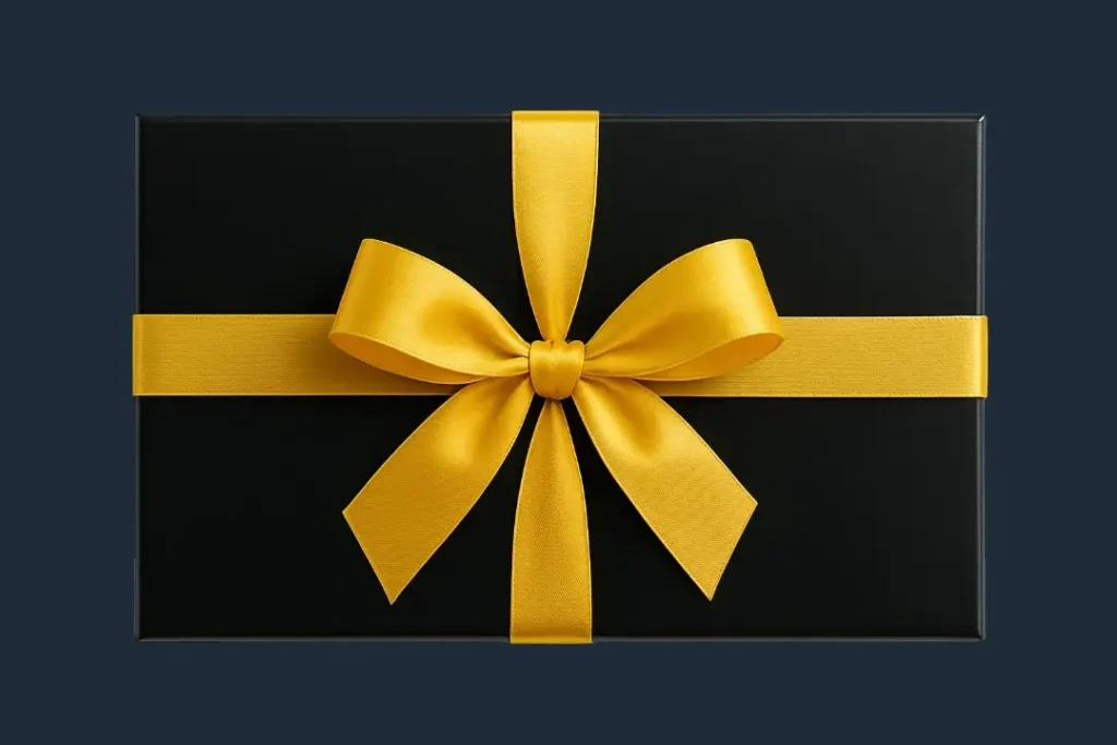 The Signature Set – luxury rectangular caviar gift box with pearl spoons